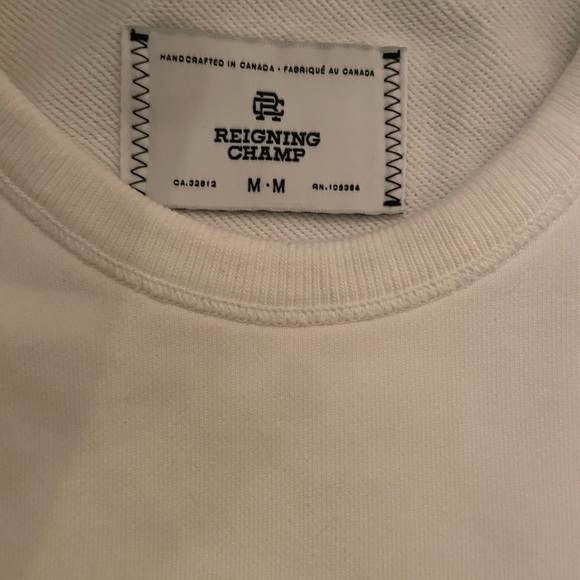 Reigning Champ Logo Crew Sweatshirt sz M - Picture 3 of 5